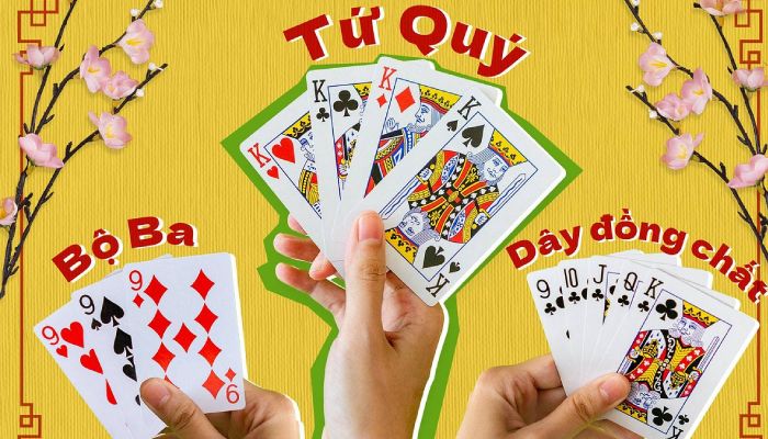 Các liên kết bài trong game tiến lên miền nam