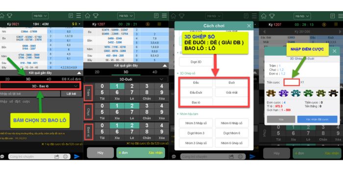 Cách đặt cược chơi xổ số 3 càng kubet
