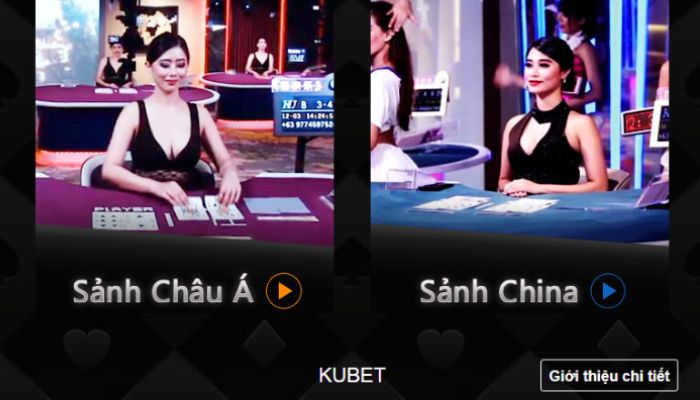 Sảnh Casino live