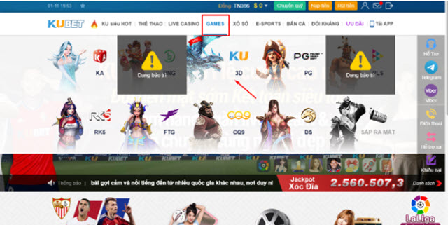 Quy trình tham gia quay slot game Kubet