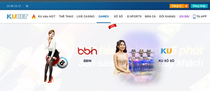 sảnh xổ số Kubet