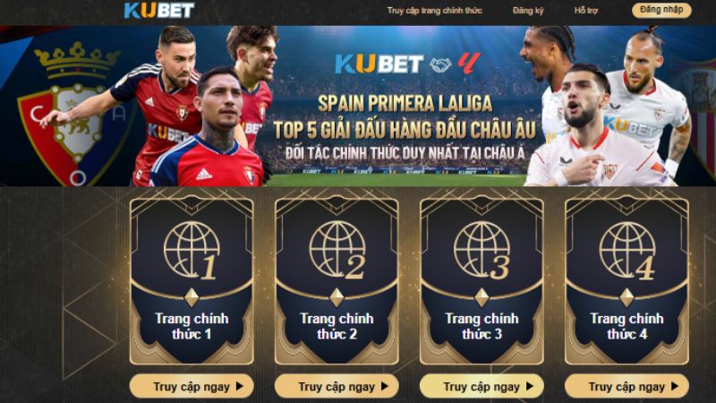 Nhà cái Kubet cá cược uy tín, an toàn dành cho game thủ Việt